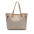 Pikkukuva 1 / 10: Pre-owned Louis Vuitton Damier Azur Neverfull MM White