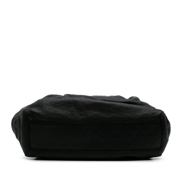 Pre-owned Gucci Medium Guccissima Sukey Tote Black
