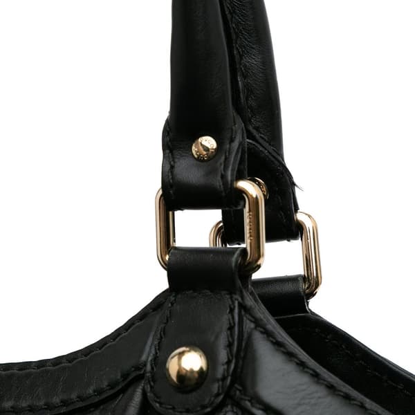 Pre-owned Gucci Medium Guccissima Sukey Tote Black