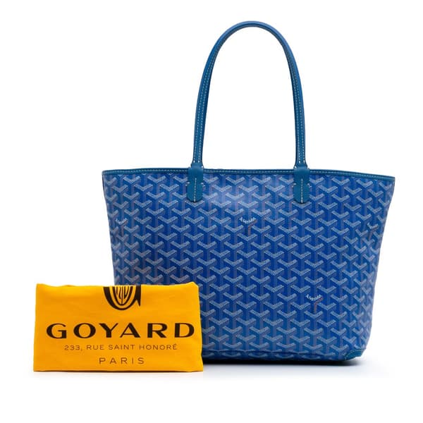 Pre-owned Goyard Goyardine Artois PM Blue