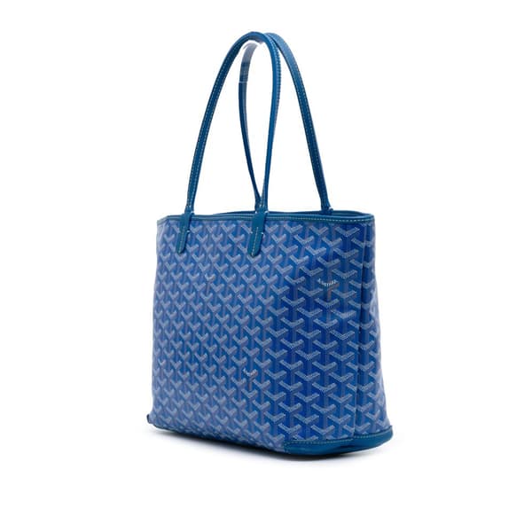 Pre-owned Goyard Goyardine Artois PM Blue
