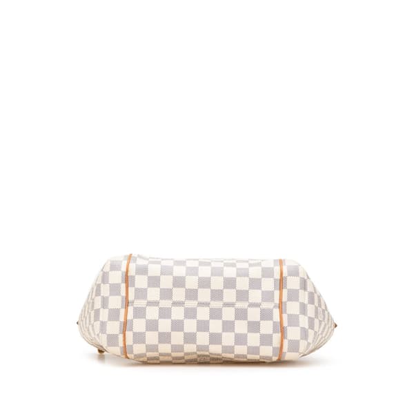 Pre-owned Louis Vuitton Damier Azur Totally PM White