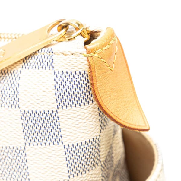 Pre-owned Louis Vuitton Damier Azur Totally PM White