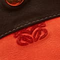 Miniatyrbild 8 av 10: Pre-owned LOEWE Anagram Suede Tote Orange