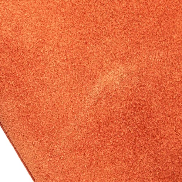 Pre-owned LOEWE Anagram Suede Tote Orange