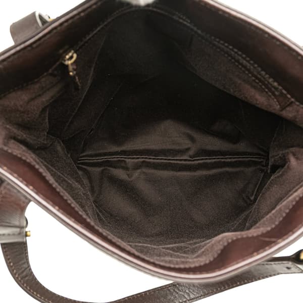 Pre-owned Gucci GG Canvas Tote Brown