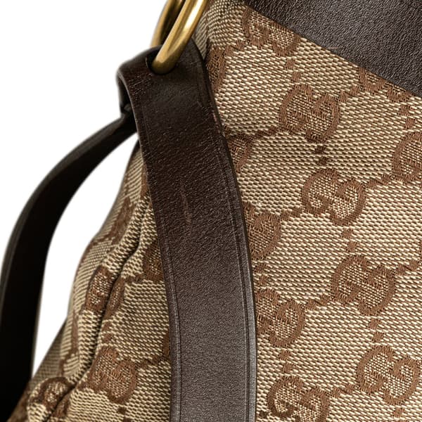 Pre-owned Gucci GG Canvas Tote Brown