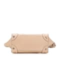 Miniatyrbild 3 av 10: Pre-owned Celine Micro Leather Luggage Tote Brown