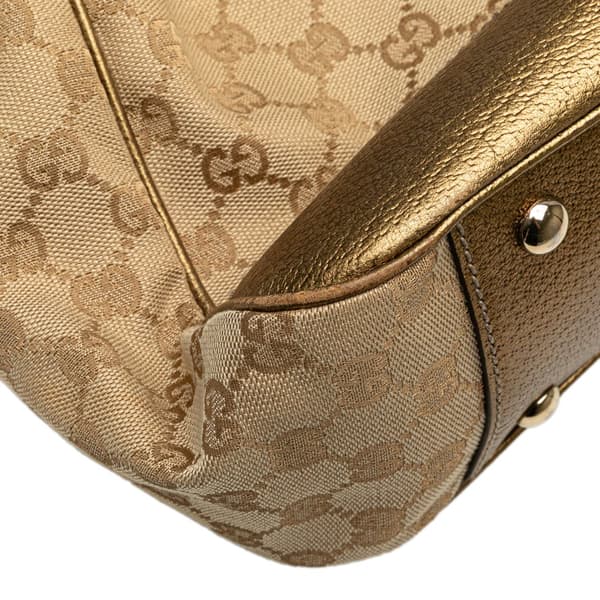 Pre-owned Gucci GG Canvas Princy Tote Brown