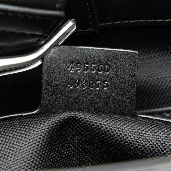 Pre-owned Gucci Large GG Supreme Web Tote Black