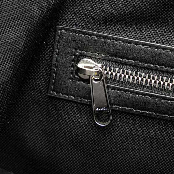 Pre-owned Gucci Large GG Supreme Web Tote Black