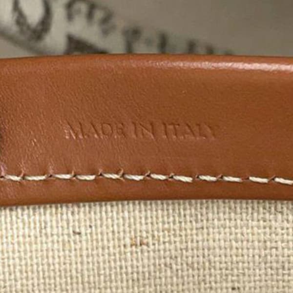 Pre-owned Celine Large Triomphe Cabas Thais All Over Tote Brown