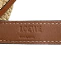 Miniatyrbillede 5 af 10: Pre-owned LOEWE Small Raffia Elephant Basket Bag Brown