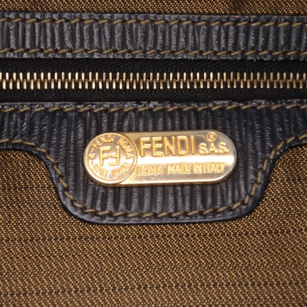 Pre-owned Fendi Zucca Canvas Tote Brown