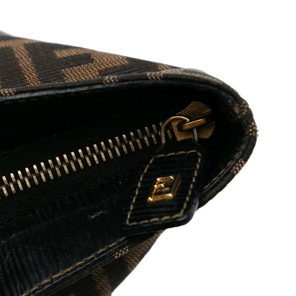 Pre-owned Fendi Zucca Canvas Tote Brown