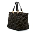 Miniatyrbillede 2 af 10: Pre-owned Fendi Zucca Canvas Tote Brown