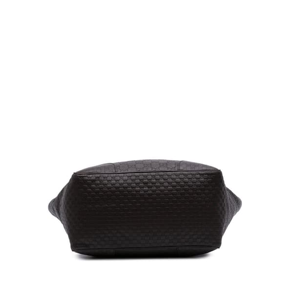 Pre-owned Gucci Guccissima Bree Tote Brown