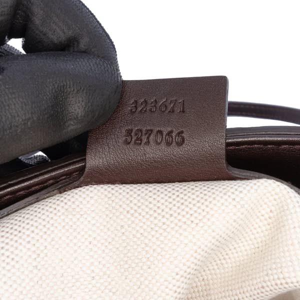 Pre-owned Gucci Guccissima Bree Tote Brown