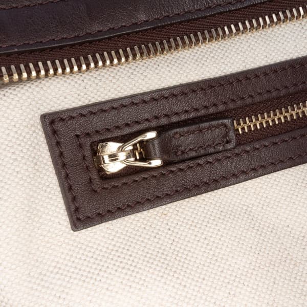 Pre-owned Gucci Guccissima Bree Tote Brown