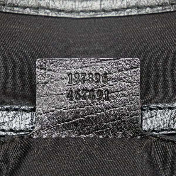 Pre-owned Gucci GG Canvas Jolicoeur Tote Black