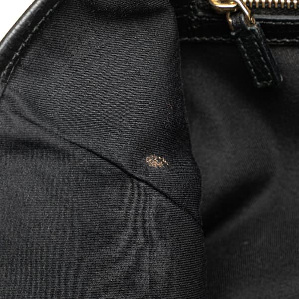 Pre-owned Gucci GG Canvas Jolicoeur Tote Black