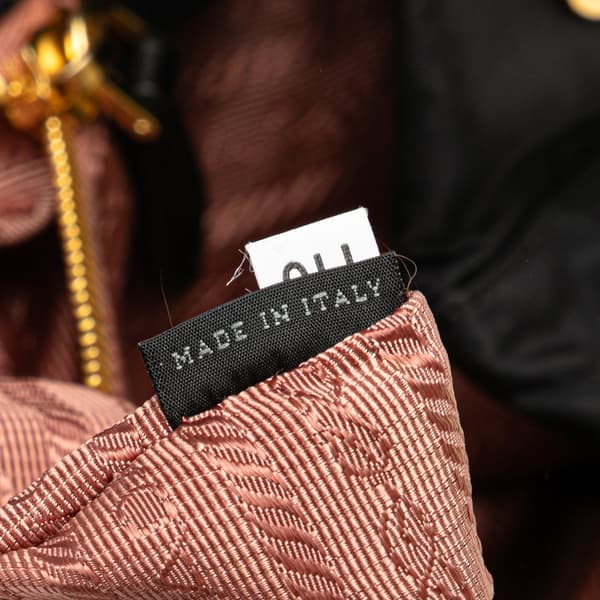 Pre-owned Prada Tessuto Fiocco Bow Tote Black