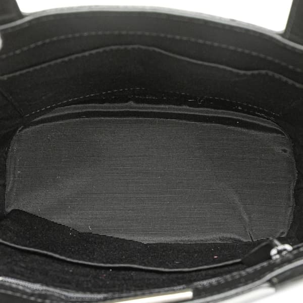 Pre-owned Burberry Calfskin and Suede Tote Black