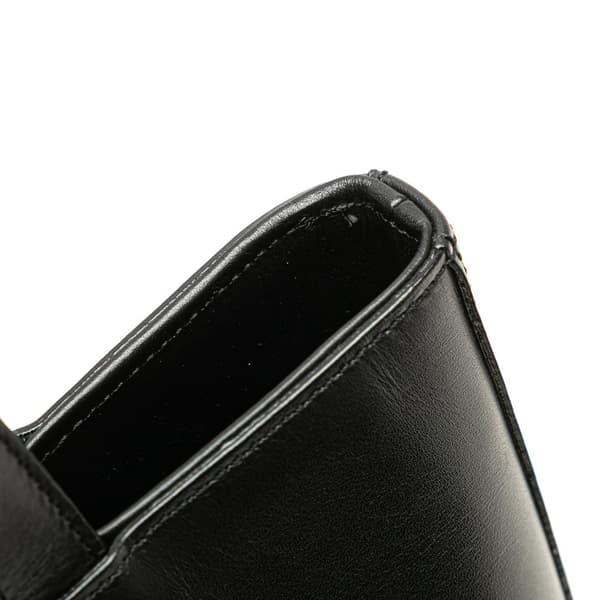 Pre-owned Burberry Calfskin and Suede Tote Black