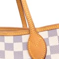 Miniatyrbilde 9 av 10: Pre-owned Louis Vuitton Damier Azur Neverfull MM White
