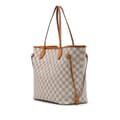 Miniatyrbilde 2 av 10: Pre-owned Louis Vuitton Damier Azur Neverfull MM White