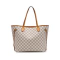 Miniatyrbilde 1 av 10: Pre-owned Louis Vuitton Damier Azur Neverfull MM White