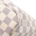 Miniatyrbilde 7 av 10: Pre-owned Louis Vuitton Damier Azur Neverfull MM White