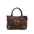 Miniatyrbilde 1 av 10: Pre-owned LOEWE Suede Fusta 28 Tote Brown