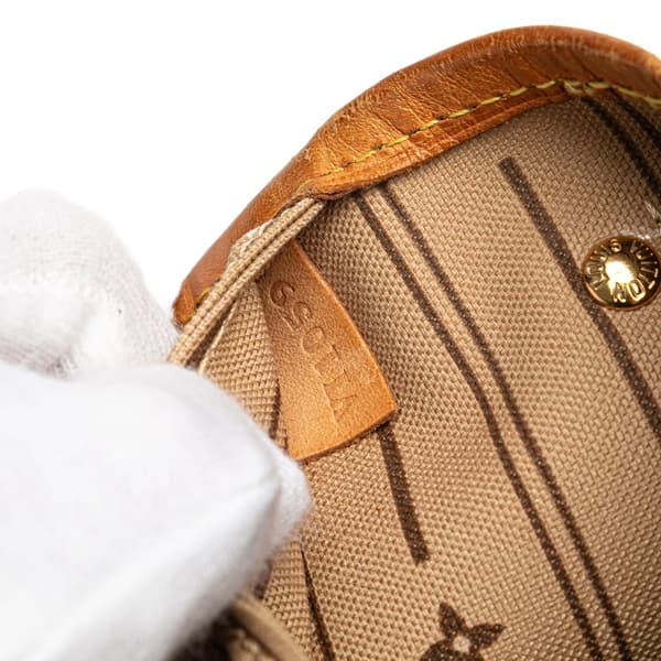 Pre-owned Louis Vuitton Monogram Neverfull PM Brown