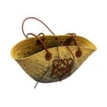 Miniatyrbillede 8 af 10: Pre-owned LOEWE Paula Ibiza Small Anagram Degrade Raffia Basket Tote Yellow