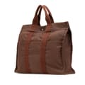 Miniatyrbild 2 av 10: Pre-owned Hermès Canvas Herline MM Brown