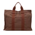 Miniatyrbild 1 av 10: Pre-owned Hermès Canvas Herline MM Brown