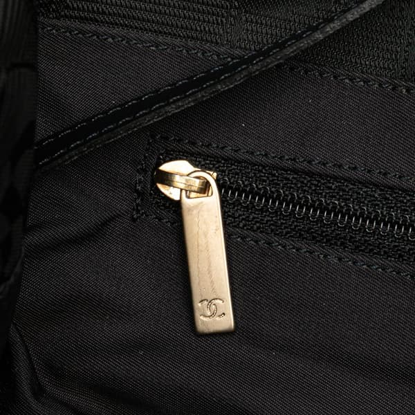 Pre-owned Chanel New Travel Line Nylon Tote Black