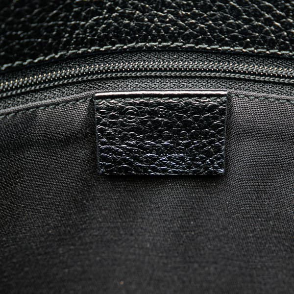 Pre-owned Gucci GG Nylon Gifford Tote Black