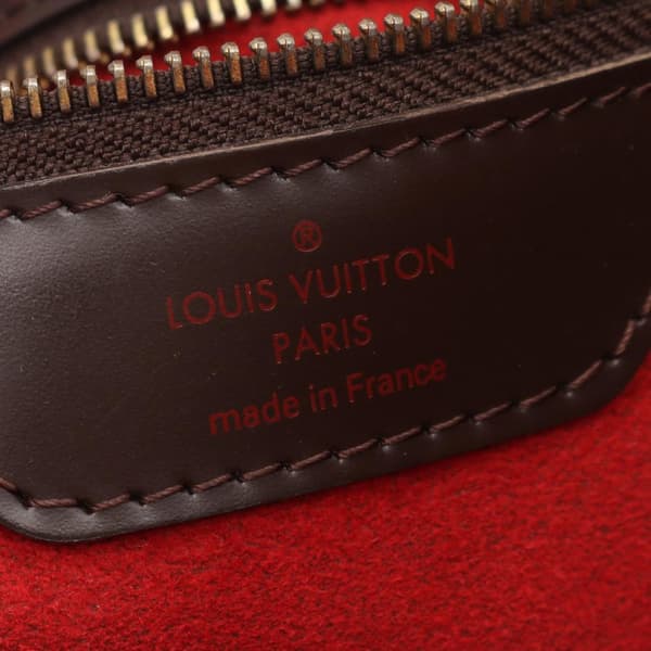 Pre-owned Louis Vuitton Damier Ebene Hampstead MM Brown