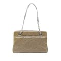 Miniatyrbillede 1 af 10: Pre-owned Chanel CC Quilted Patent Soft Tote Brown