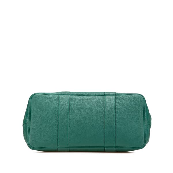 Pre-owned Hermès Negonda Garden Party 36 Green