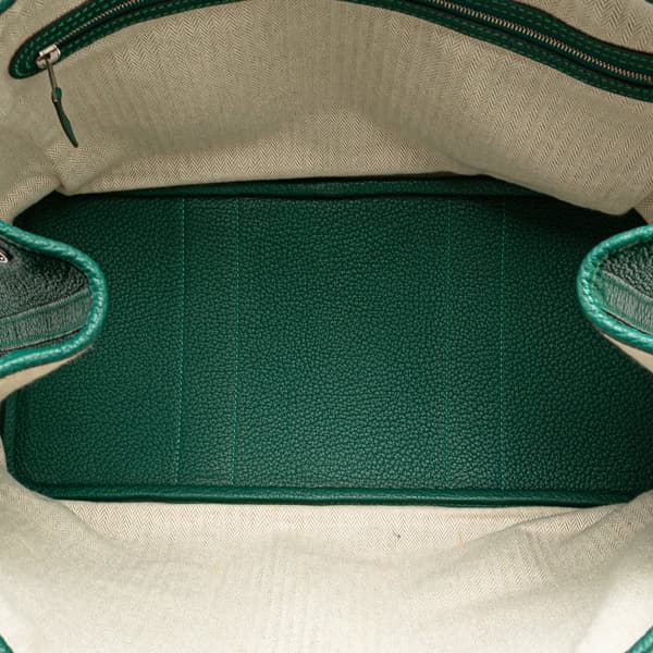 Pre-owned Hermès Negonda Garden Party 36 Green