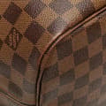 Miniatyrbilde 7 av 7: Pre-owned Louis Vuitton Damier Ebene Neverfull MM Brown