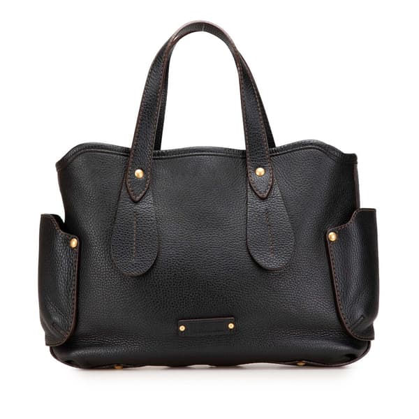 Pre-owned Ferragamo Leather Tote Black