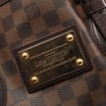 Miniatyrbild 5 av 9: Pre-owned Louis Vuitton Damier Ebene Hampstead MM Brown