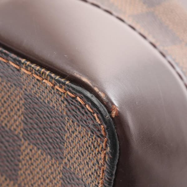 Pre-owned Louis Vuitton Damier Ebene Hampstead MM Brown
