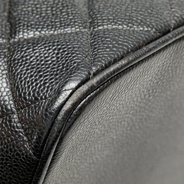 Pre-owned Chanel Caviar Medallion Tote Black