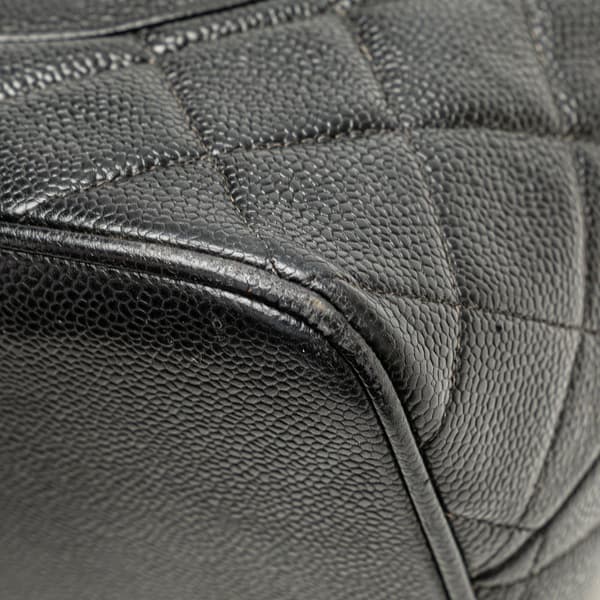 Pre-owned Chanel Caviar Medallion Tote Black