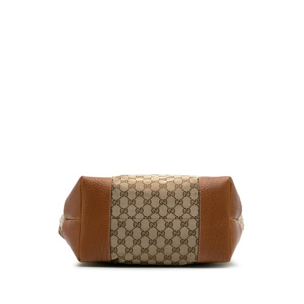 Pre-owned Gucci GG Canvas Tote Brown